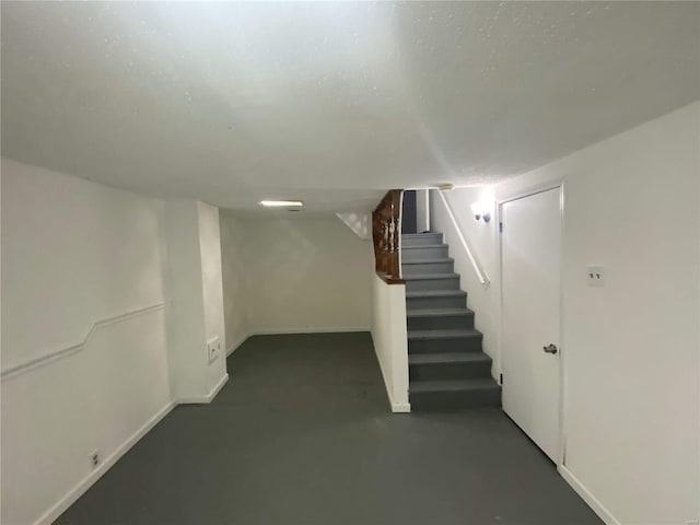 view of basement