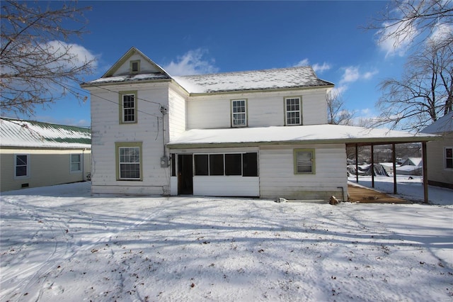 view of front of property