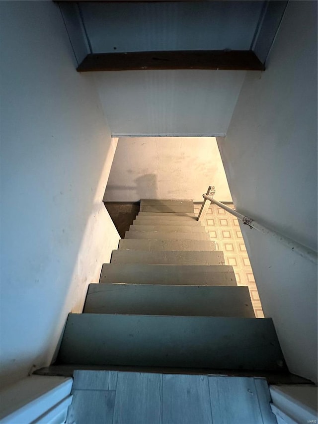 view of stairs