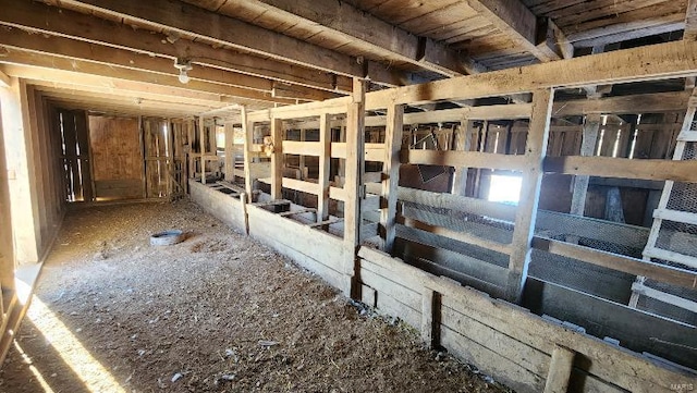 view of stable