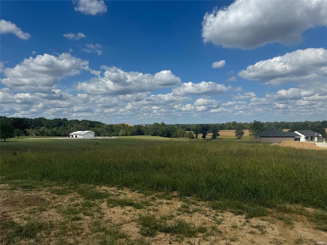 view of nature with a rural view