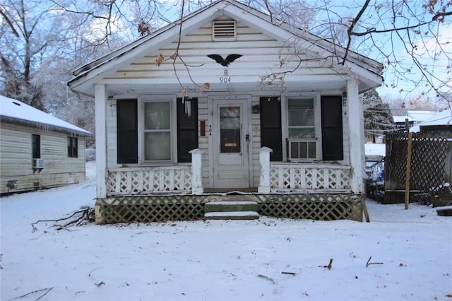 view of bungalow