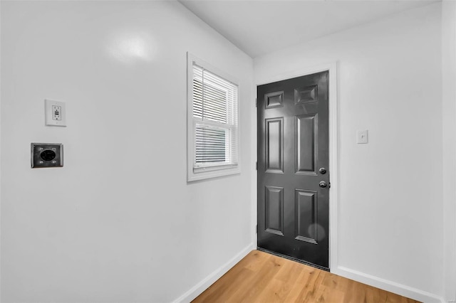 interior space featuring hardwood / wood-style flooring