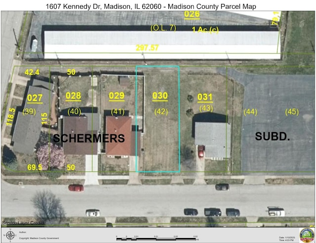 1607 Kennedy Dr, Madison IL, 62060 land for sale