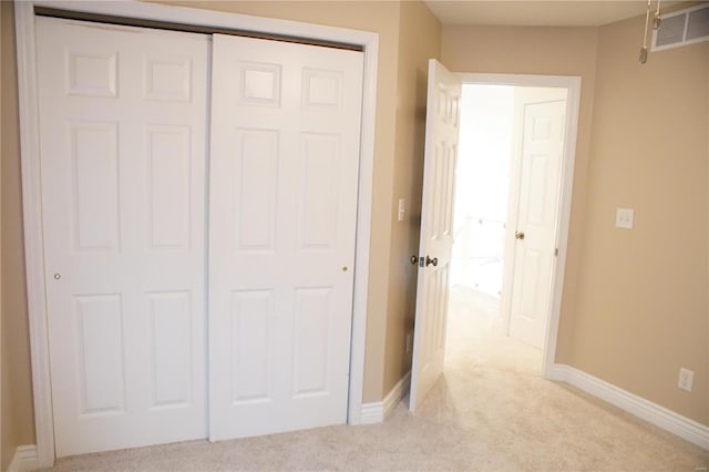 unfurnished bedroom with a closet