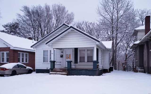 view of bungalow