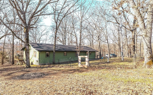 view of home's exterior