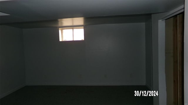 view of basement