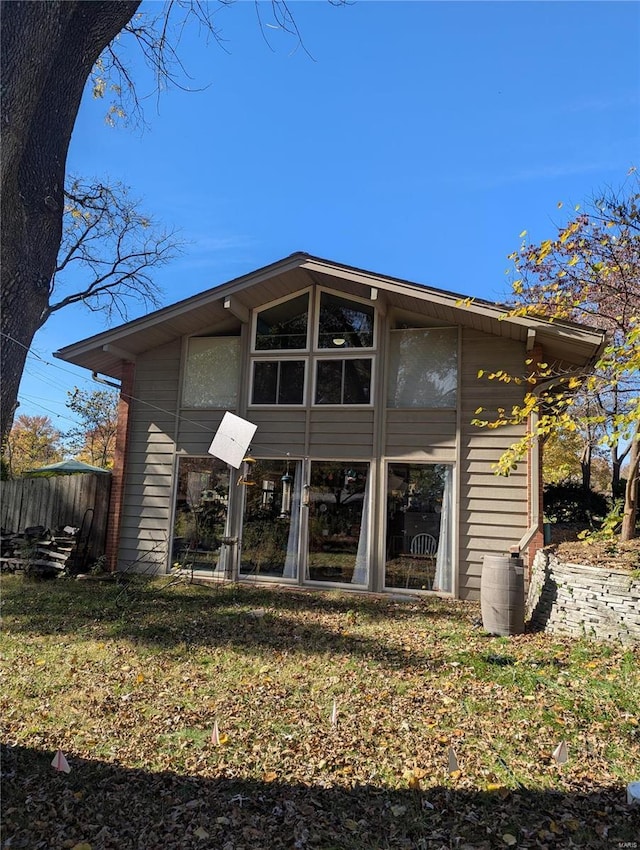 view of rear view of house