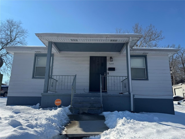 view of front of home