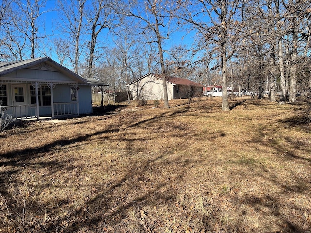 view of yard