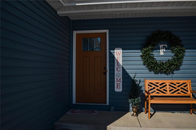 view of entrance to property