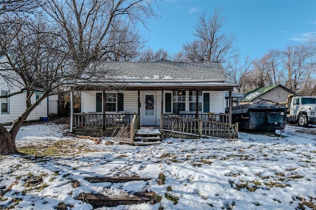 view of front of house with a porch