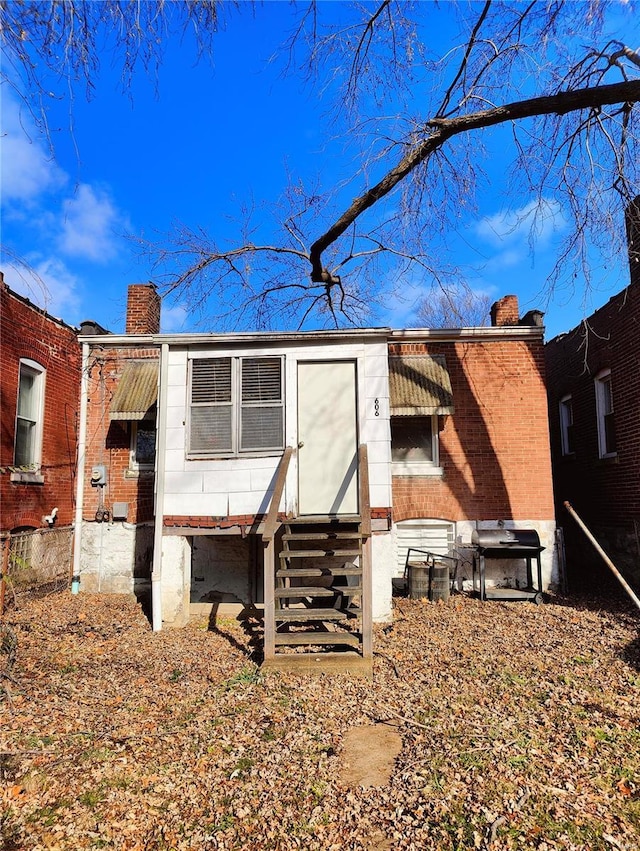 view of back of property