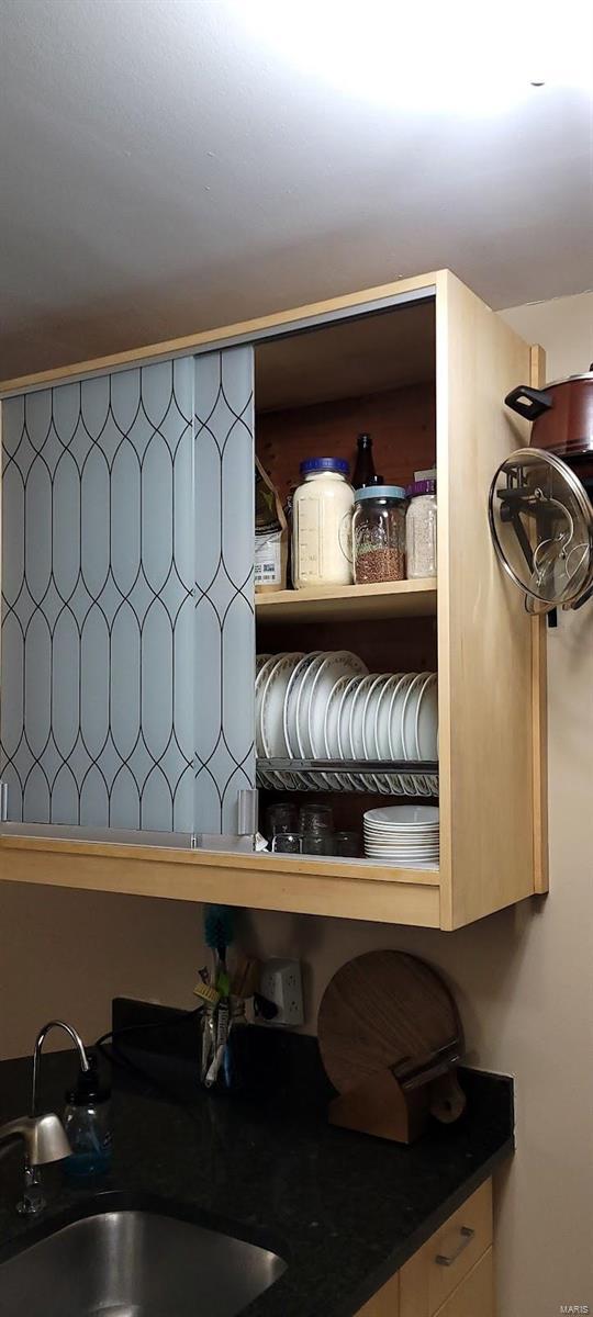 interior details with sink