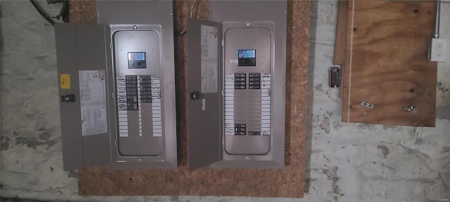 utility room featuring electric panel