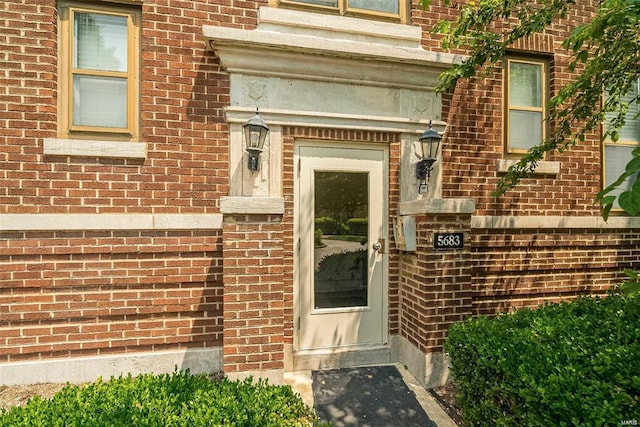 view of entrance to property