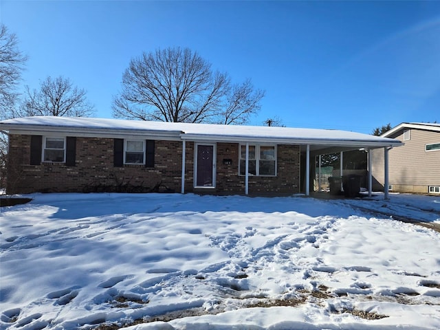 view of front of property