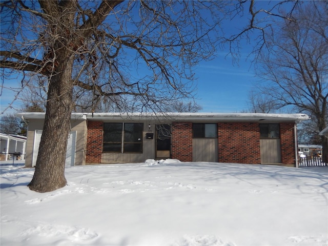 view of ranch-style home