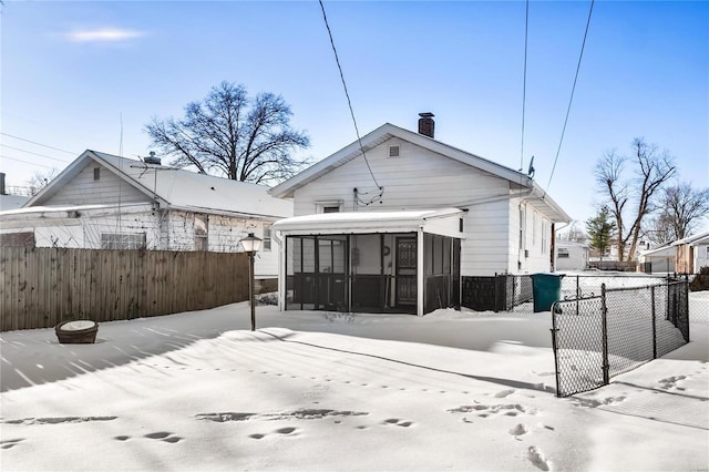 view of rear view of house