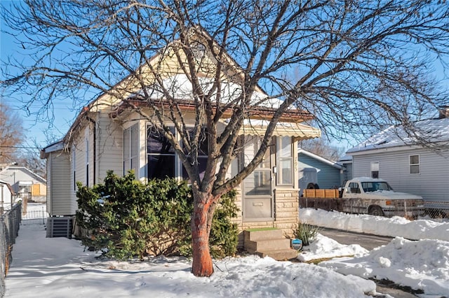 view of bungalow-style house