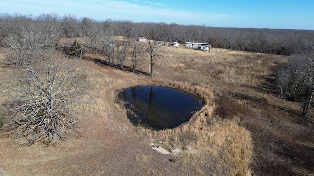 bird's eye view with a rural view