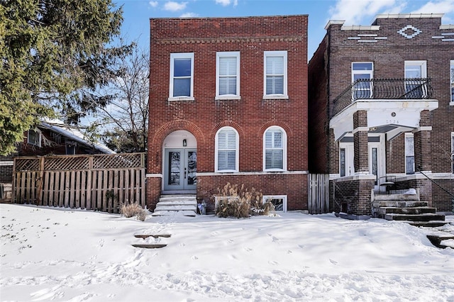 view of front of property