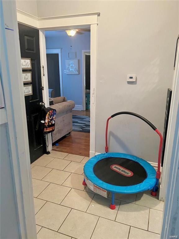 bathroom featuring tile patterned floors