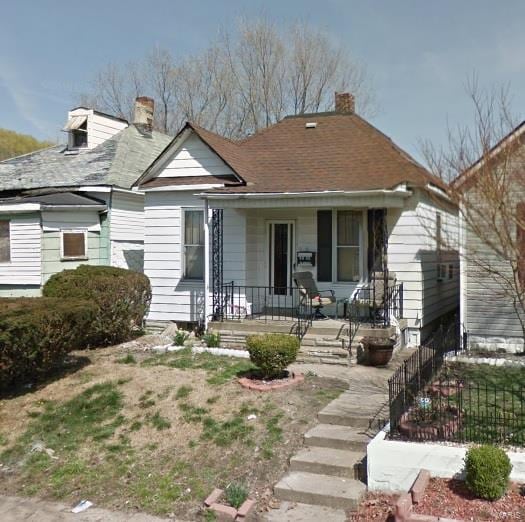 bungalow with covered porch