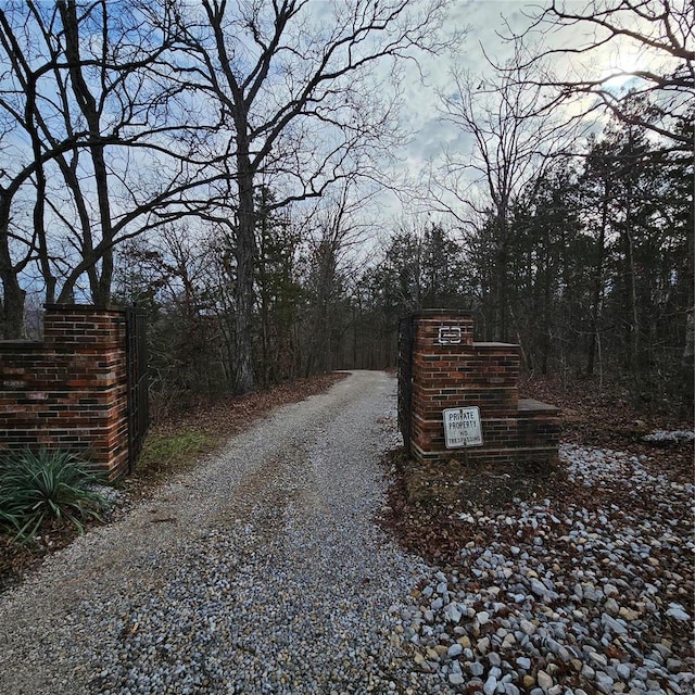 view of road