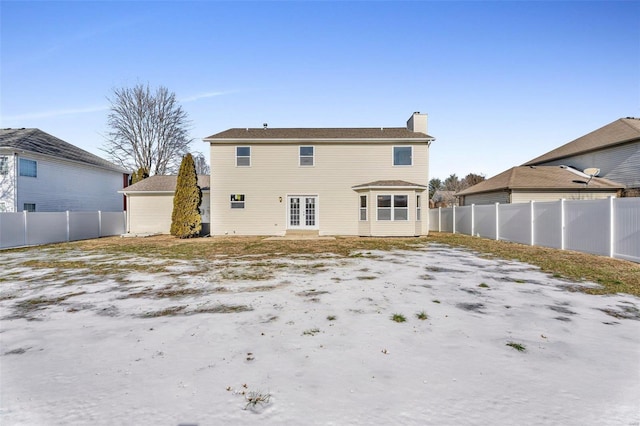 view of rear view of property