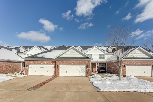 craftsman-style home with a garage