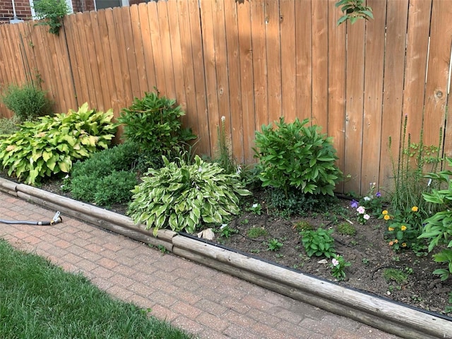 exterior details with fence