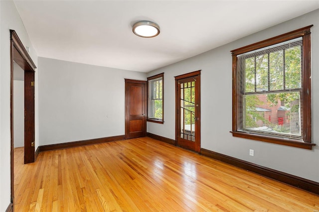 interior space featuring light hardwood / wood-style floors