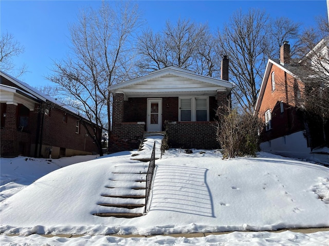 view of front facade with a porch