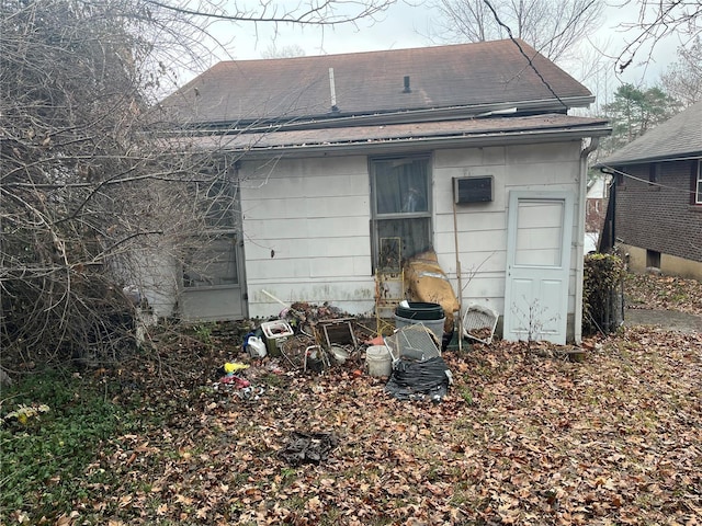 view of rear view of house