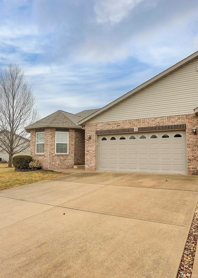 ranch-style house with a garage