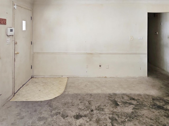 view of empty room