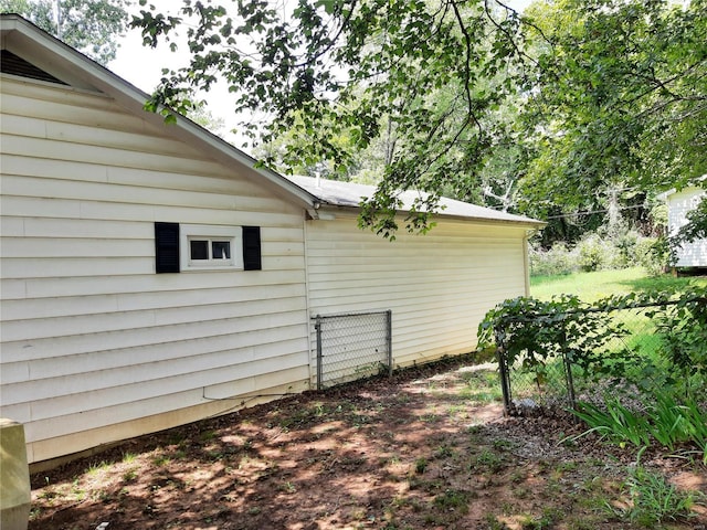 view of side of property