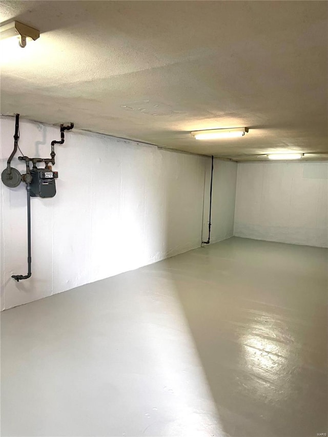 view of basement