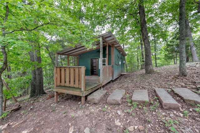 view of outbuilding