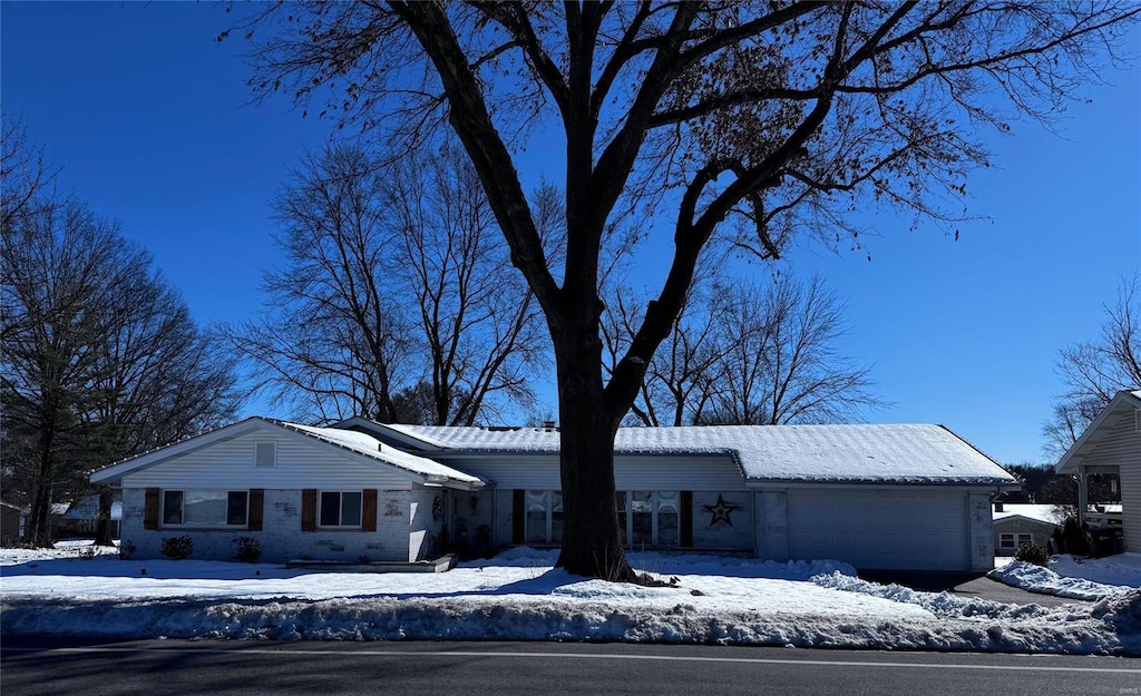 view of ranch-style home