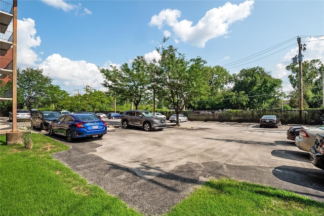 view of car parking