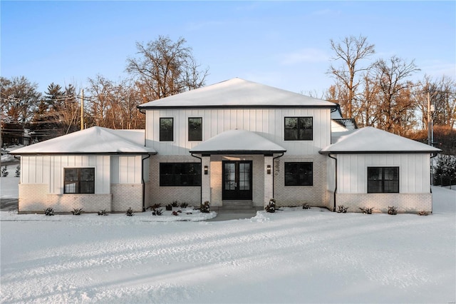 view of front of house featuring french doors