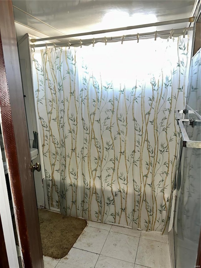 bathroom featuring tile patterned floors