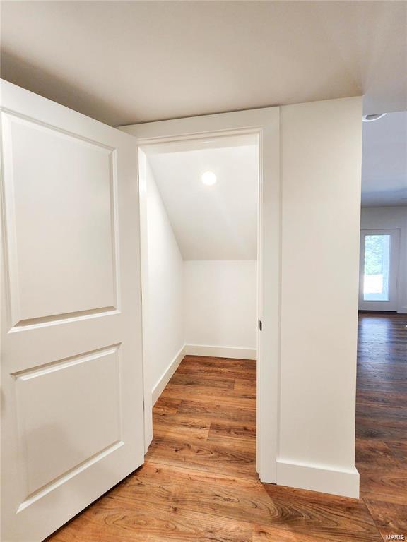 bonus room featuring hardwood / wood-style flooring