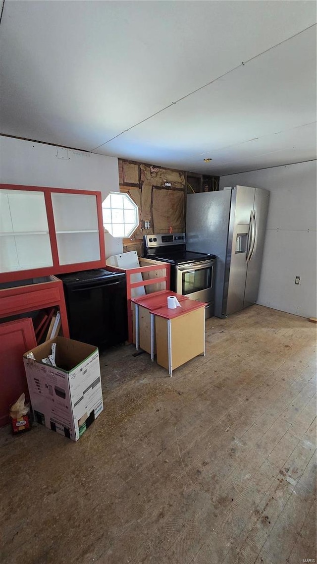 kitchen with stainless steel appliances