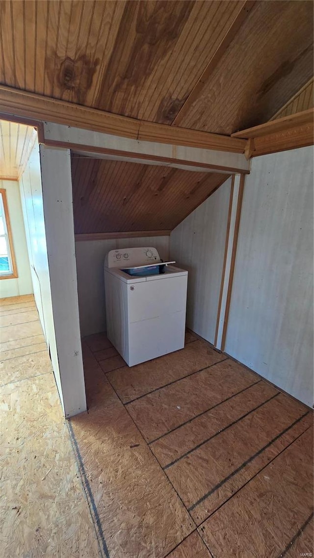 laundry room with washer / dryer