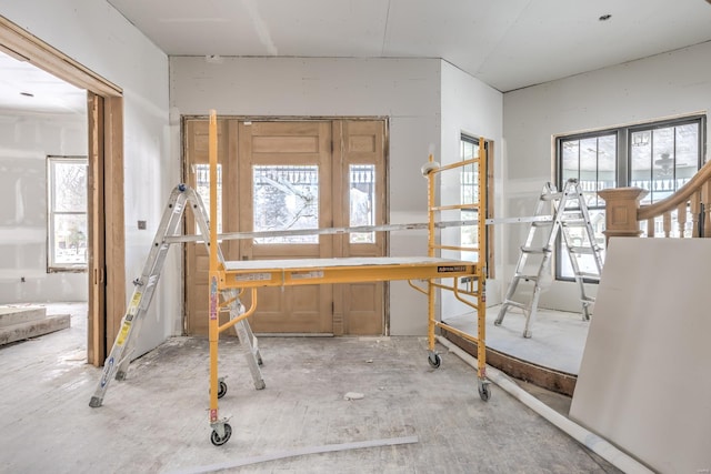 miscellaneous room featuring plenty of natural light