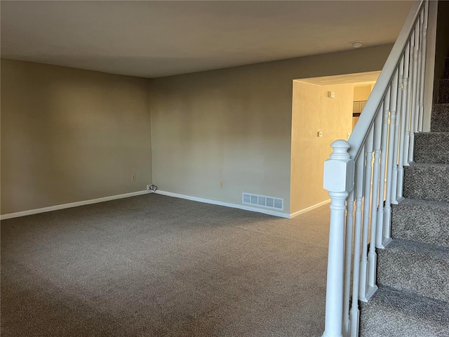 interior space featuring carpet flooring